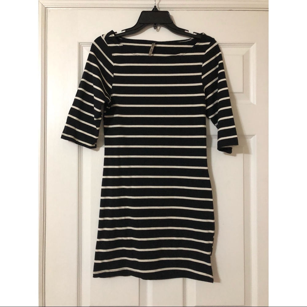 Fitted B&W Dress